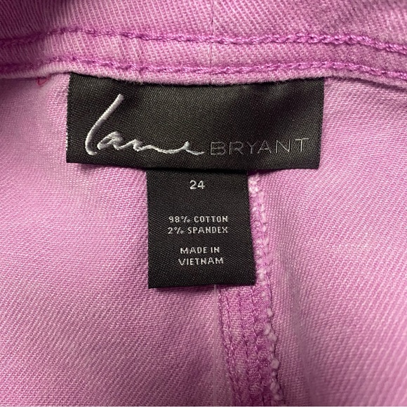 Lane Bryant Purple Cuffed Shorts Size 24 - Picture 5 of 5